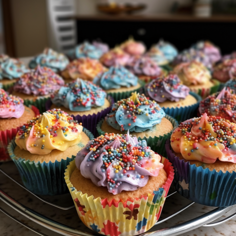 A batch of cupcakes
