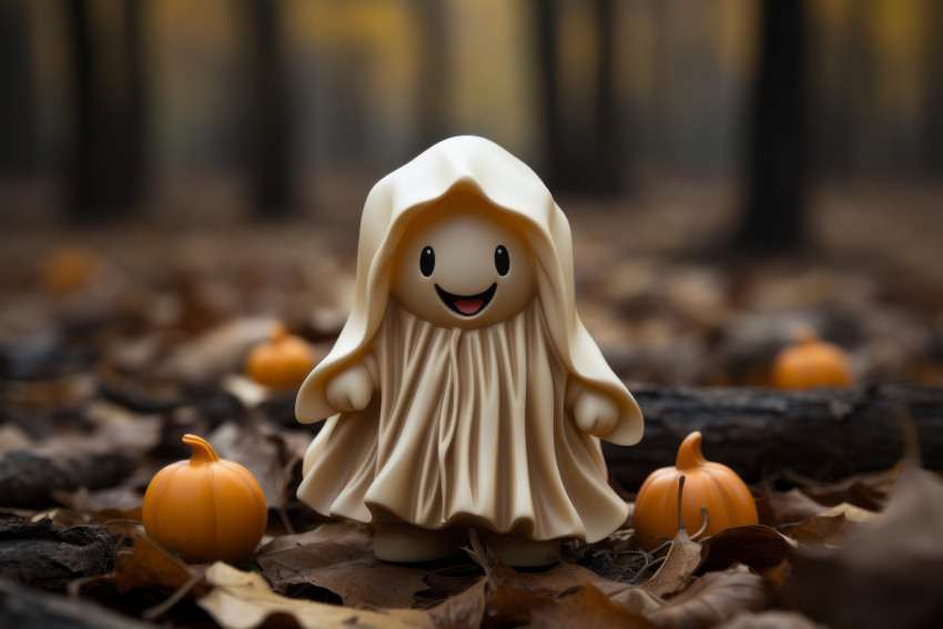A cute halloween ghost