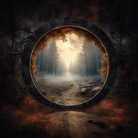 A portal to a different dimension