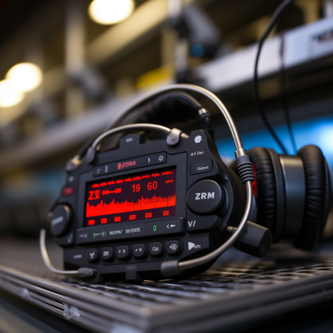 Vintage Communication Headset Device