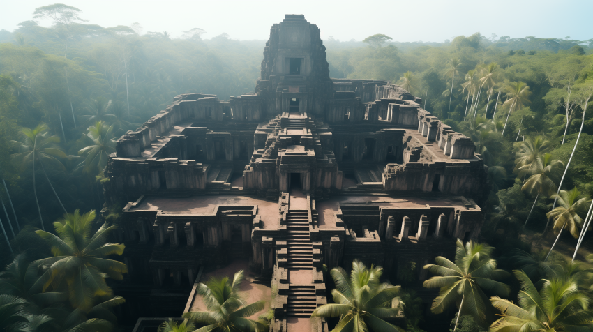 Ancient Temple Hidden in Jungle Canopy