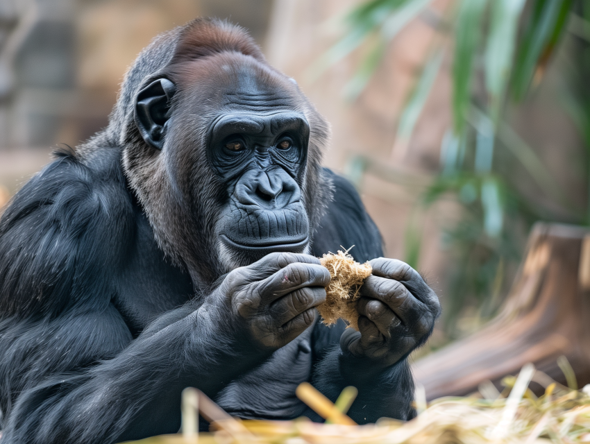 Chimpanzee at zoo