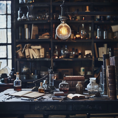 old scientific laboratory