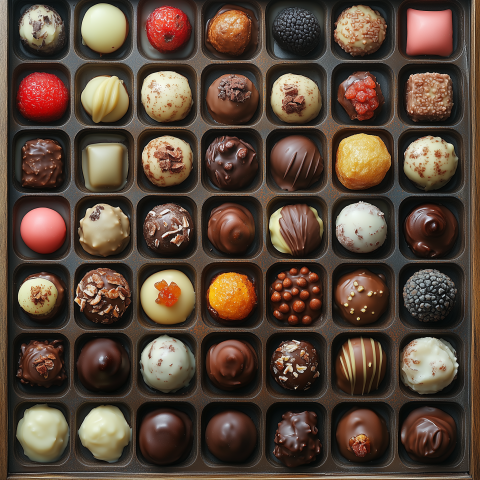 Assorted Gourmet Chocolates in Box