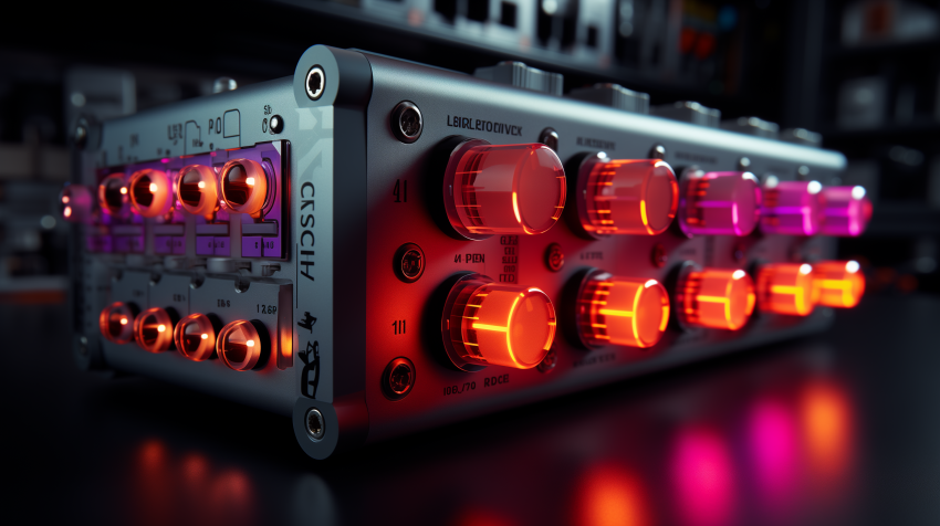 Audio Equipment With Illuminated Knobs