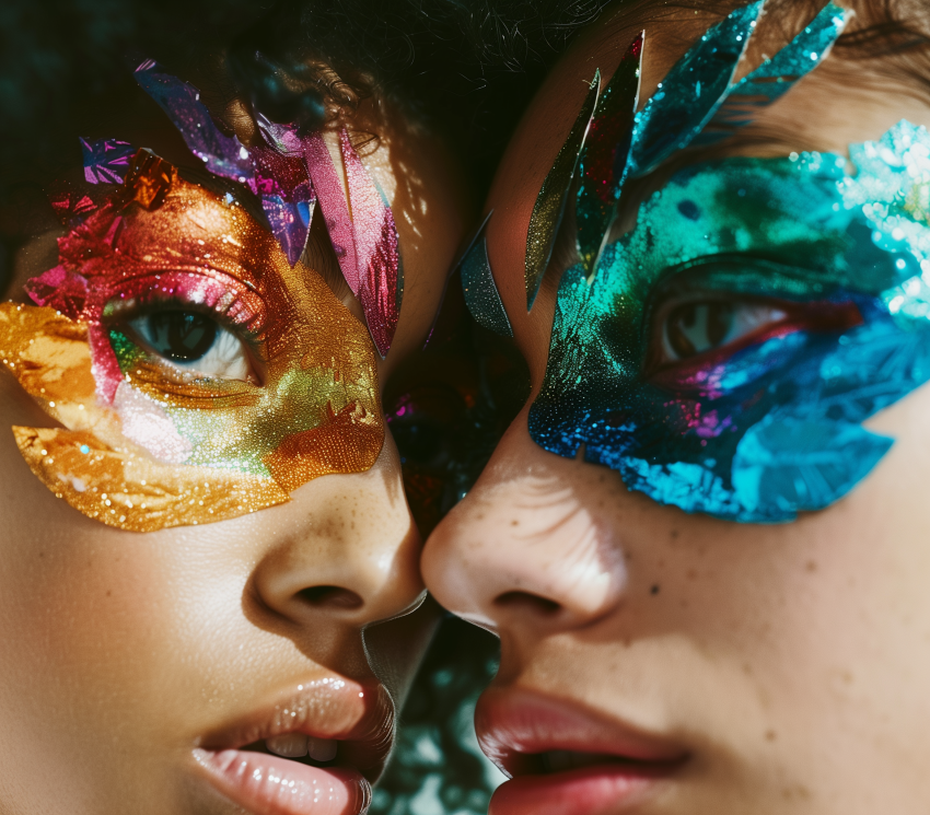 Avant Garde Expression - Woman Carnival Masks