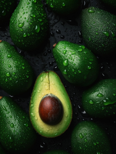 Avocados Background