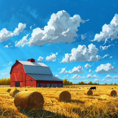 Bales of Hay