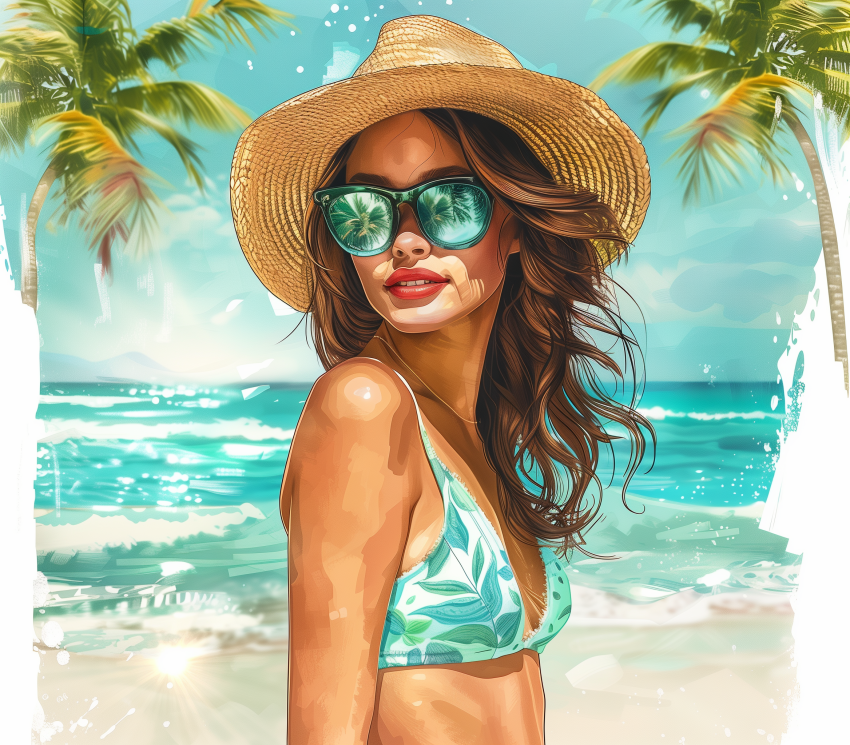 Beachwear Illustrated