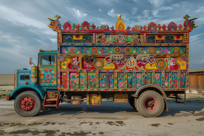 Beauty of Pakistani Decorated Trucks