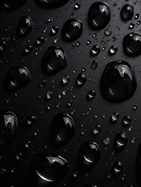 Black Water Drops