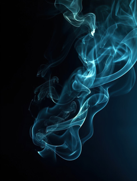 Blue Smoke Background