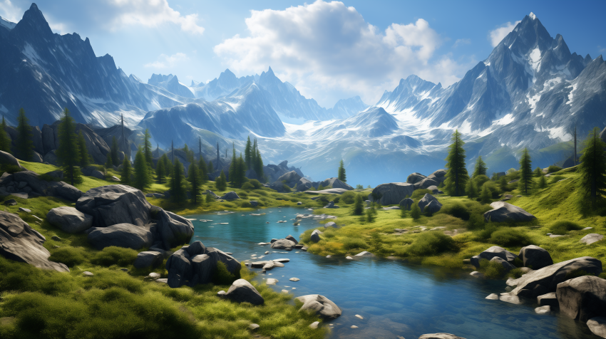 Breathtaking Alpine Serenity