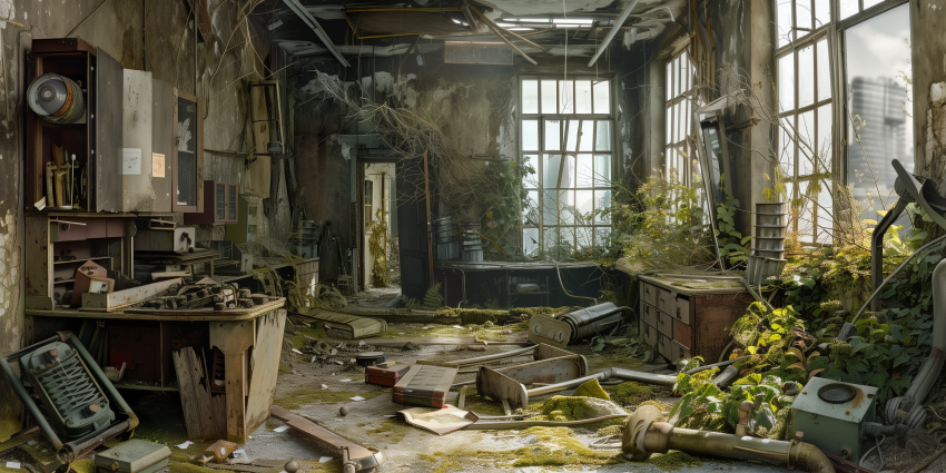 abandoned research center
