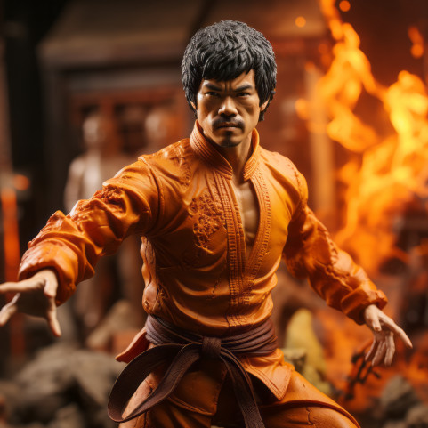 Bruce Lee as an action figure