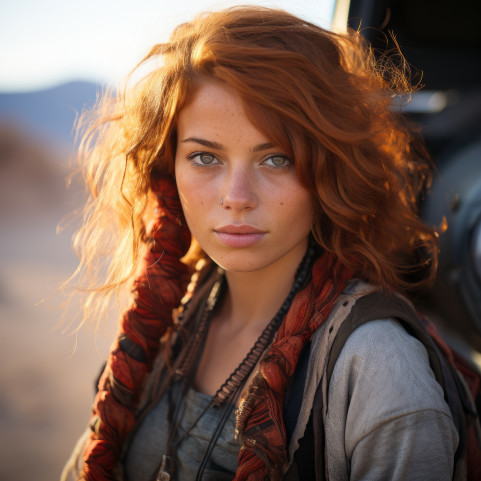 Burning Man Festival Goer