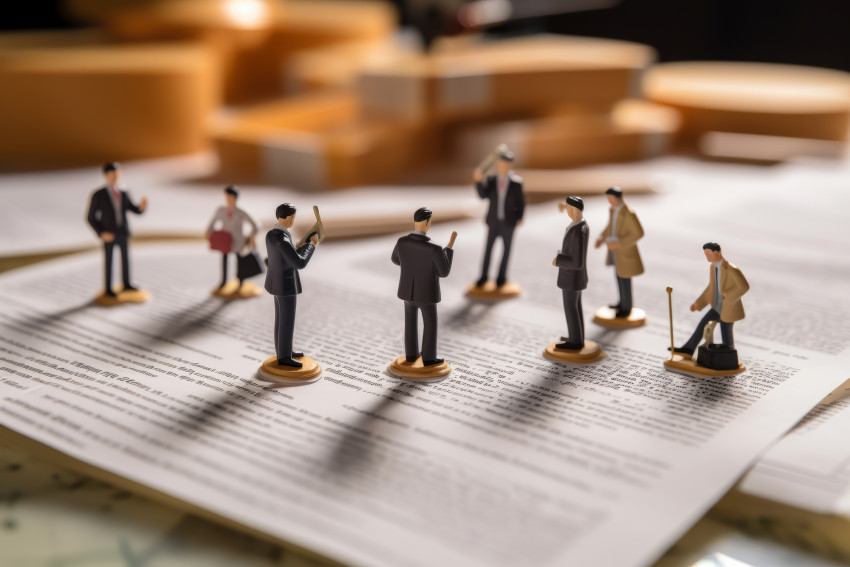 Business reports concept