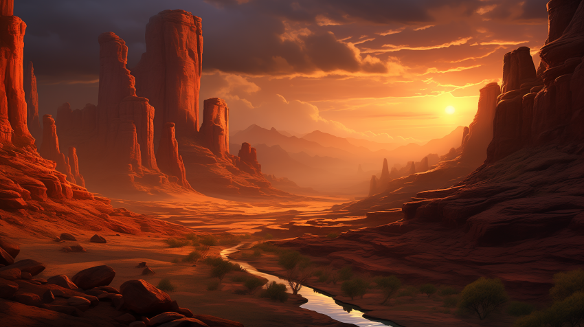 Captivating Canyon Sunrise