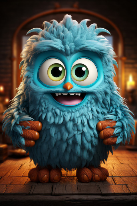 Cartoon monster