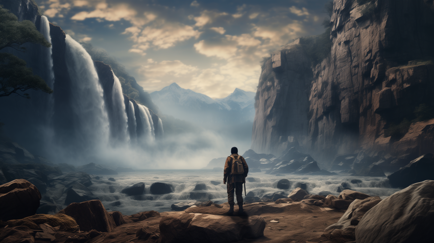 Cascade Capture Moment
