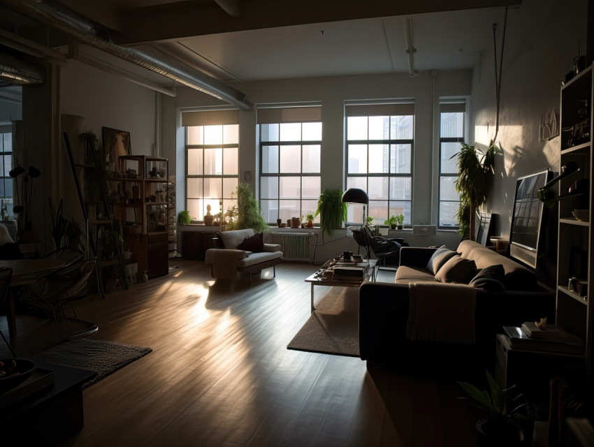 Chic Loft Apartment Interior Design