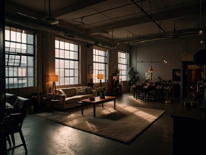 Chic Loft Apartment Interior Design