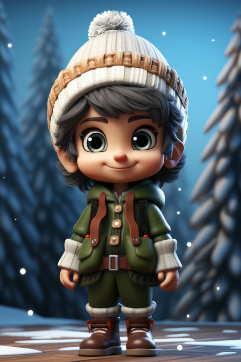 Christmas elf character