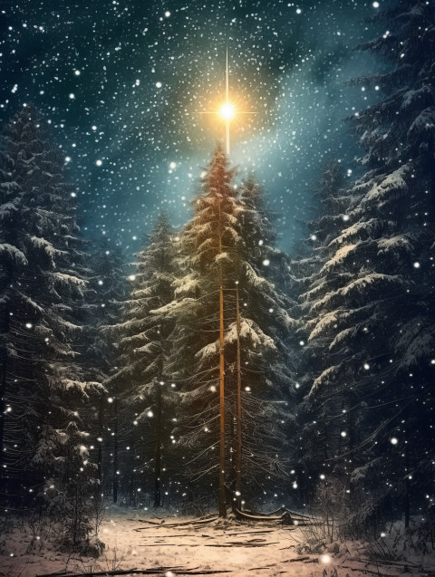 Christmas tree forrest