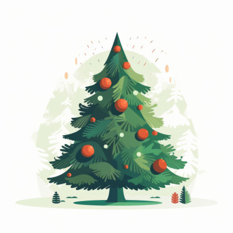 Christmas Tree Illustration