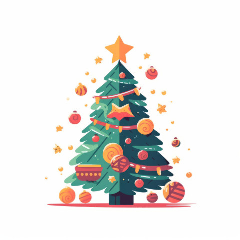 Christmas Tree Illustration
