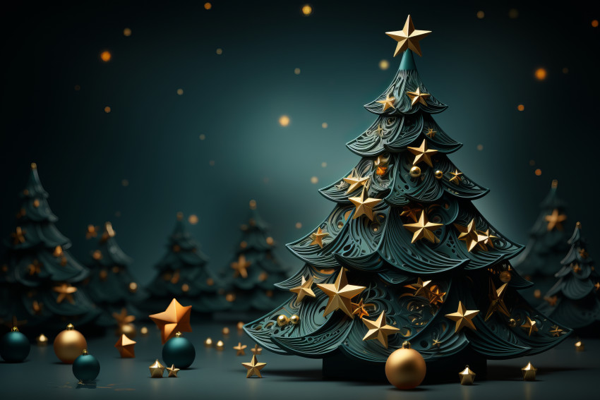 Christmas tree wallpaper