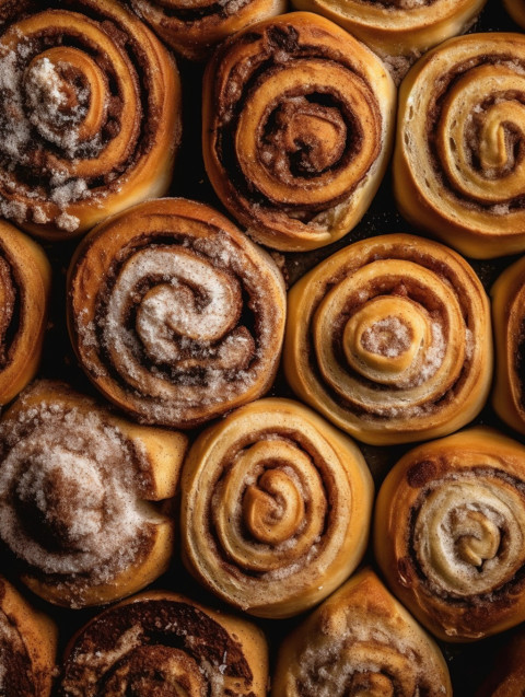 Cinnamon Rolls Background