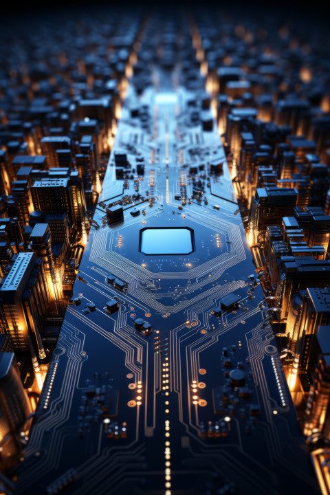 Circuit Board Close Up