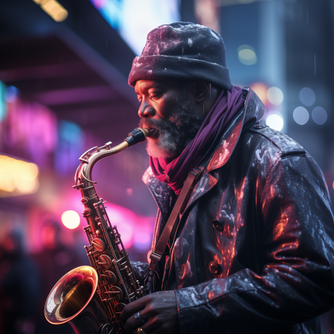 City Saxophonist