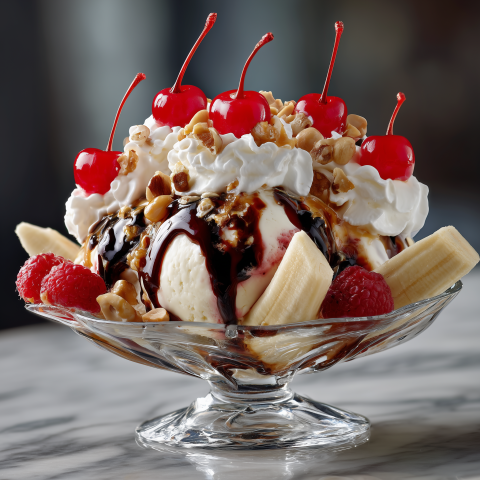 Classic Banana Split Sundae