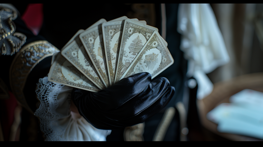 Close Up Magician Card trick