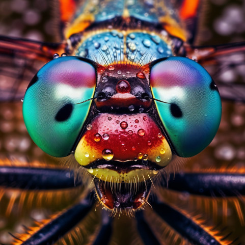 Colorful Dragonfly