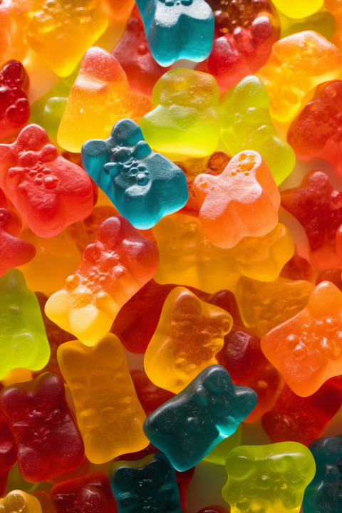 Colorful Gummies Wallpaper