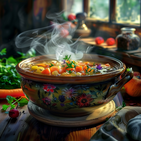 Comforting Aromas and Colorful Vegetables