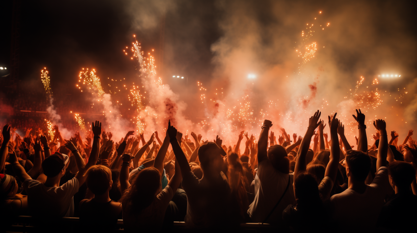 Concert Crowd Euphoria