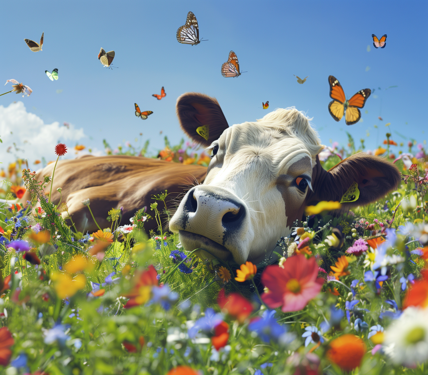Cow Flower Meadow