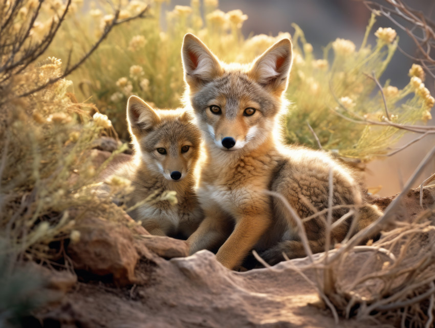Coyote Pups