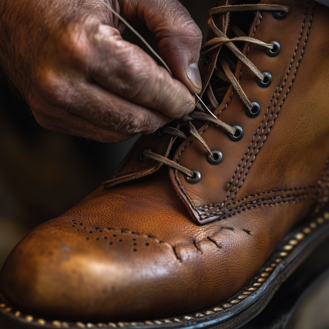 Craftsman Hand-Stitching Leather Boot