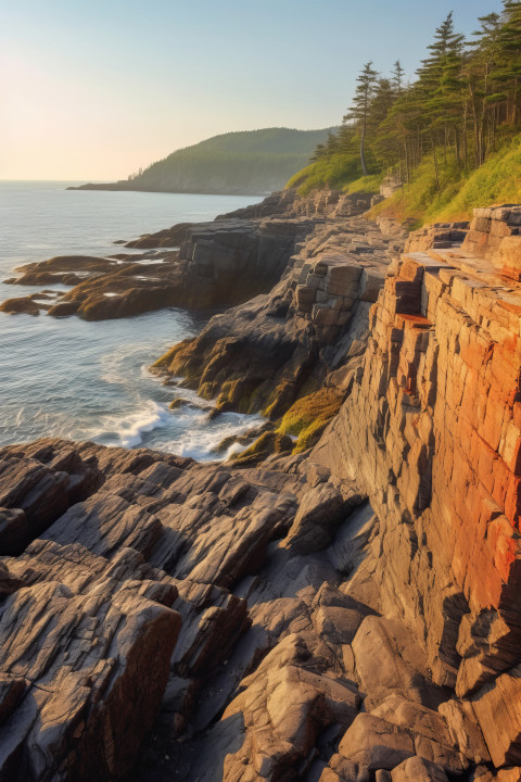 Craggy Coastal Cliff