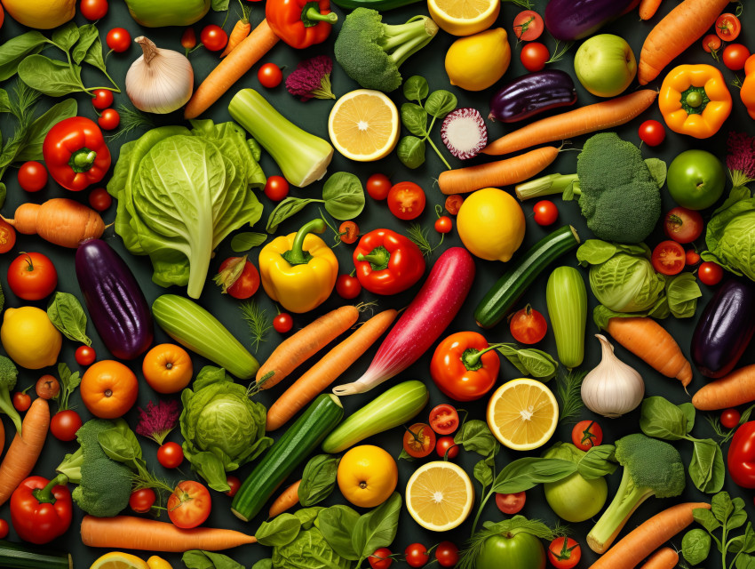 Crudités Vegetable Wallpaper