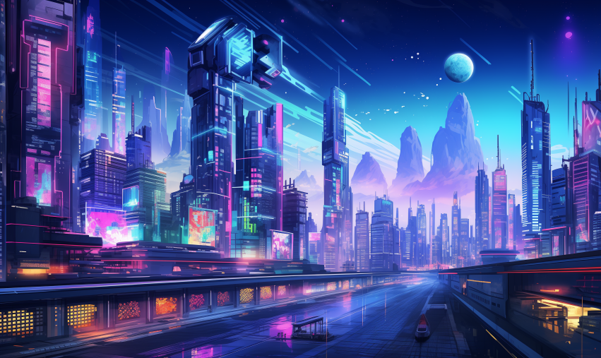 Cyberpunk Cityscape