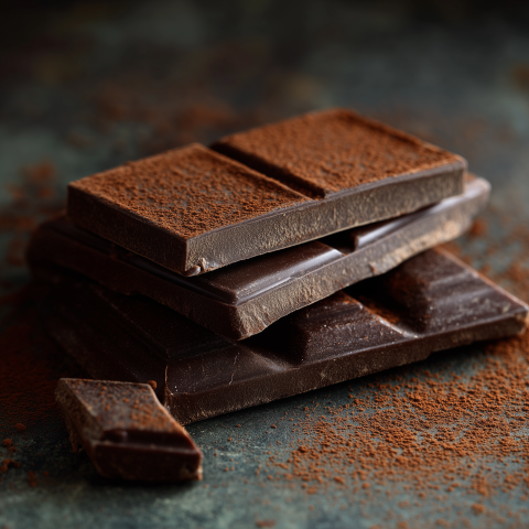 Dark Chocolate Bar with Cocoa Dust