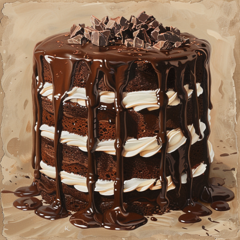 Decadent Layers and Creamy Frosting