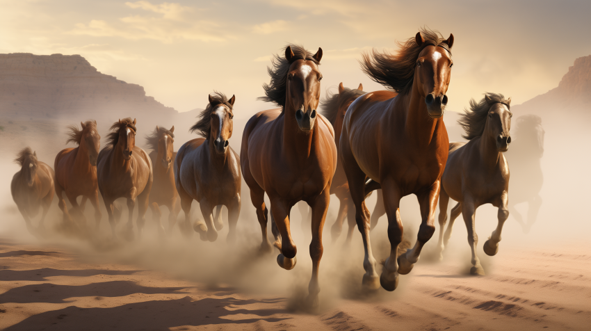Desert Wild Horses