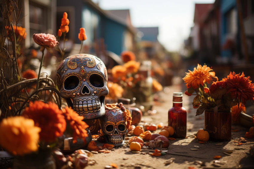 Dia de los muertos celebration